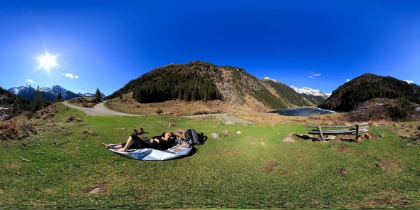 Ausrasten am Riesachsee 2011, 360 Grad Panorama