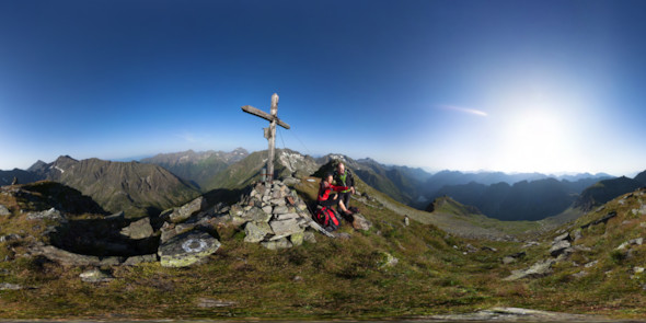 Auf dem Steirischen Schöneck, 2540m, 360 Grad Panorama